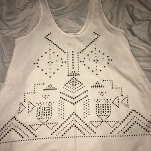 Cream “Aztec” Tank